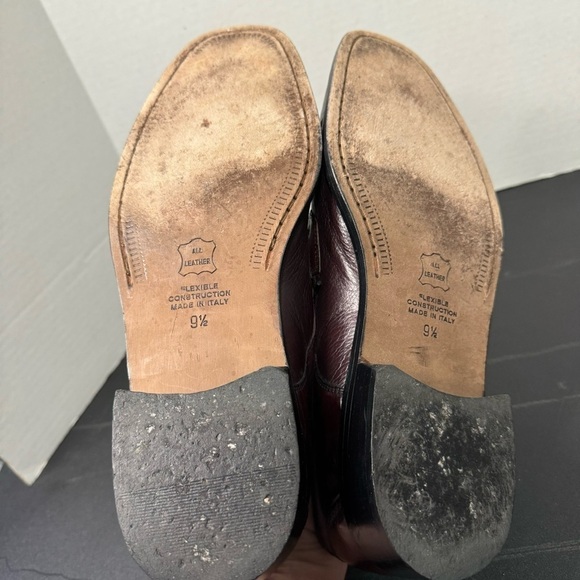 Pronto Uomo Men’s Wingtip Leather Cap Toe Oxfords - Picture 9 of 9